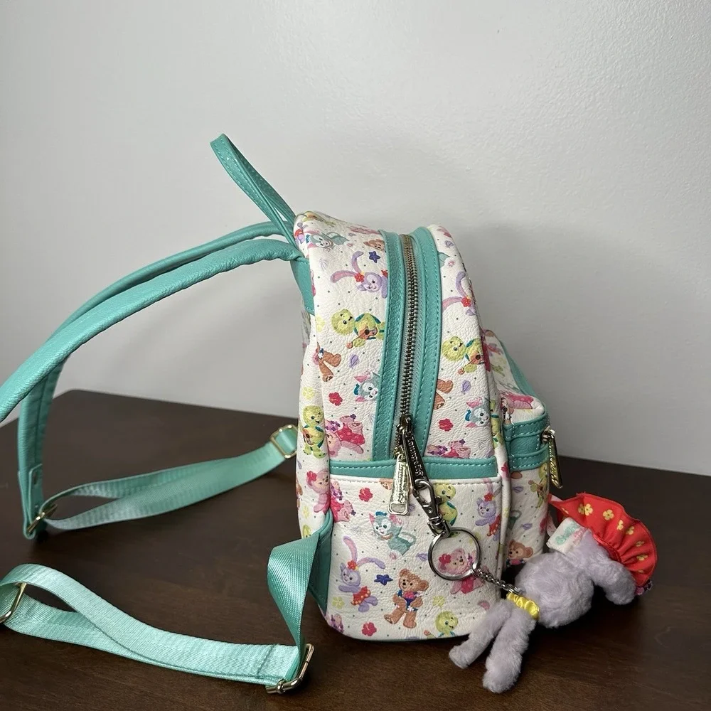 Loungefly Aulani Duffy and Friends Backpack Disney Resort Spa Parks Keychain